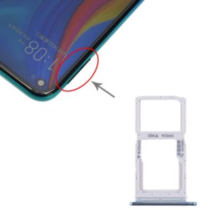 SIM Card Tray + SIM Card Tray / Micro SD Card Tray for Huawei Enjoy 10 Plus (Blue) (OEM)