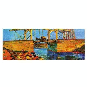 400x900x4mm Locked Am002 Large Oil Painting Desk Rubber Mouse Pad(Carriage) (OEM)