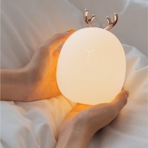 3life-317 Cute Deer LED Pat Light, 3-speed Brightness Adjustment Decorative Night Light for Bedroom, Study Room, Living Room (OEM)