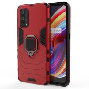 For OPPO Realme X7 Pro PC + TPU Shockproof Protective Case with Magnetic Ring Holder(Red) (OEM)