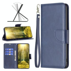 For Sony Xperia 10 III Lambskin Texture Leather Phone Case(Blue) (OEM)
