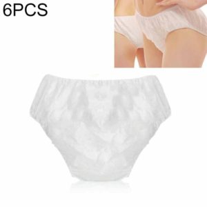 6 PCS Unisex Disposable Non-woven Underwear Adult Diapers, Specification:Elastic, Size:XXL (OEM)
