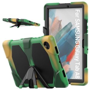 For Samsung Galaxy Tab A8 10.5 2021 X200 / X205 Colorful Silicon + PC Tablet Case(Camouflage) (OEM)