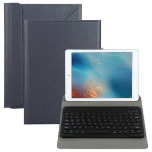 Universal Round Keys Detachable Bluetooth Keyboard + Leather Tablet Case without Touchpad for iPad 9-10 inch, Specification:Black Keyboard(Black) (OEM)
