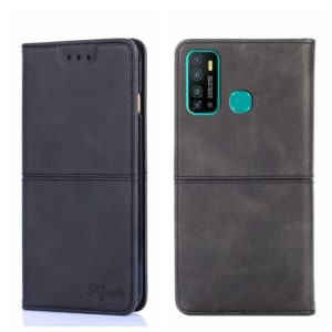For Infinix Hot 9/Note 7 Lite X655C Cow Texture Magnetic Horizontal Flip Leather Phone Case(Black) (OEM)