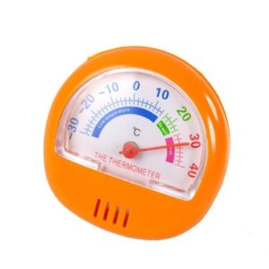 2 PCS Freezer Thermometer Indoor Outdoor Pointer Thermometer(Orange) (OEM)