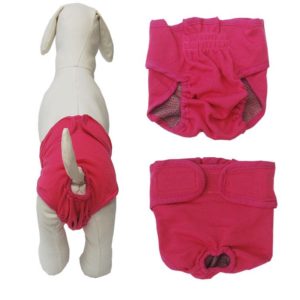 Pet Physiological Pants Large Medium & Small Dogs Anti-Harassment Safety Pants, Size: L(Pink) (OEM)