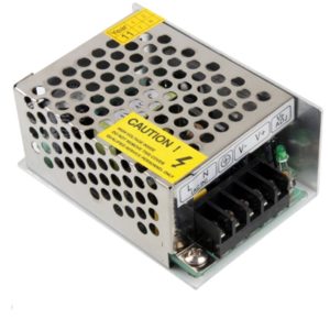 Regulated Switching Power Supply, Input: AC 180~240V, (S-25-5 DC 12V 2A), Dimension(LxWxH): 85x58x38mm (OEM)