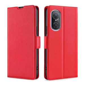 For Huawei Nova 9 SE 4G Ultra-thin Voltage Side Buckle Leather Phone Case(Red) (OEM)