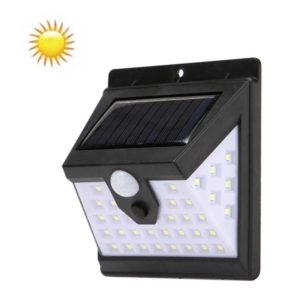 40 LEDs Solar Outdoor Body Induction Lamp IP65 Waterproof Wall Street Light (OEM)