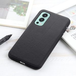For OnePlus Nord 2 5G Lambskin Texture Protective Case(Black) (OEM)