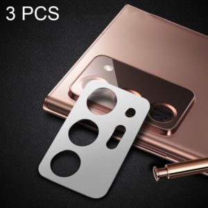 3 PCS Lens Film Aluminum Alloy Sheet Camera Protection Film For Samsung Galaxy Note20 Ultra (Silver) (OEM)