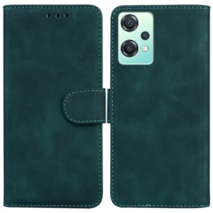 For OnePlus Nord CE 2 Lite 5G Skin Feel Pure Color Flip Leather Phone Case(Green) (OEM)
