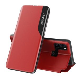 For Galaxy M31/M30S/M21 Attraction Flip Holder Leather Phone Case(Red) (OEM)