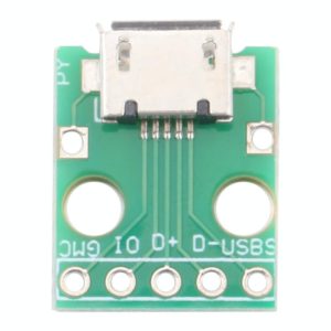 10 PCS Micro USB to 5pin 2.54MM Female Connector Test Board (OEM)
