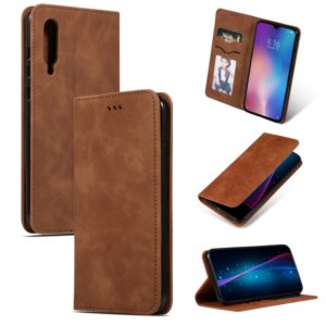 Retro Skin Feel Business Magnetic Horizontal Flip Leather Case for Xiaomi 9(Brown) (lenuo) (OEM)