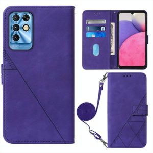For Infinix Note 11i Crossbody 3D Embossed Flip Leather Phone Case(Purple) (OEM)