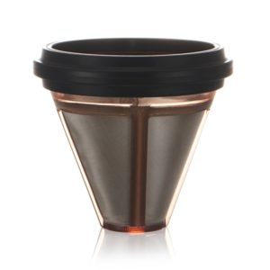 Stainless Steel Cone Shaped Pour Over Coffee Dripper with Double Layered Filter (OEM)