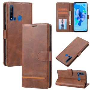 For Huawei P20 Lite 2019 / nova 5i Classic Wallet Flip Leather Phone Case(Brown) (OEM)