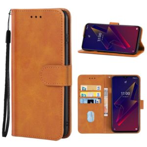 For Wiko Power U20 Leather Phone Case(Brown) (OEM)
