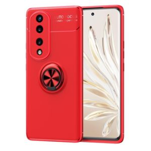 For Honor 70 Metal Ring Holder TPU Phone Case(Red) (OEM)