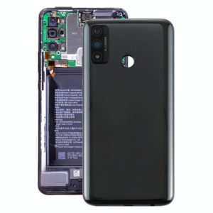 Battery Back Cover with Camera Lens Cover for Huawei P smart 2020(Black) (OEM)