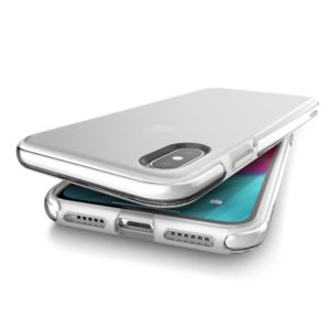 For iPhone XR ROCK Guard Series TPE + TPU Soft Case (White) (ROCK) (OEM)