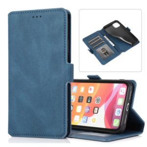 For iPhone 11 Retro Magnetic Closing Clasp Horizontal Flip Leather Case with Holder & Card Slots & Photo Frame & Wallet(Navy Blue) (OEM)