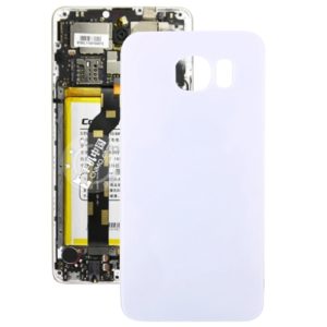 For Galaxy S6 Original Battery Back Cover (White) (OEM)
