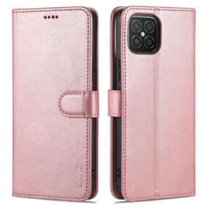 For Huawei nova 8 SE AZNS Skin Feel Calf Texture Horizontal Flip Leather Case with Card Slots & Holder & Wallet(Rose Gold) (AZNS) (OEM)