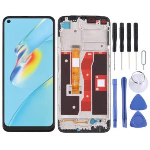 LCD Screen and Digitizer Full Assembly with Frame for OPPO A54 4G/A55 4G CPH2325 CPH2239 (OEM)