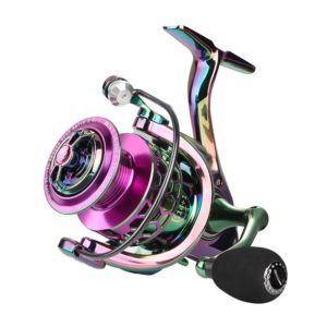 Colorful Metal Fish Line Wheel Long Throw Sea Rod Spinning Wheel, Specification: SK5000 (OEM)