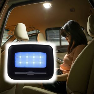 Car Interior Wireless Intelligent Electronic Products Car Reading Lighting Ceiling Lamp LED Night Light, Light Color:Blue Light(Black) (OEM)