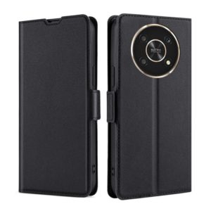 For Honor X30 Ultra-thin Voltage Side Buckle Flip Leather Case(Black) (OEM)