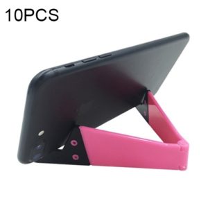 V Shape Universal Mobile Phone Tablet Bracket Holder (Pink) (OEM)