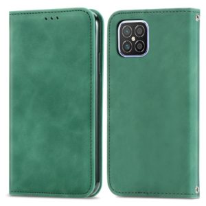 For Huawei Nova 8 SE Retro Skin Feel Business Magnetic Horizontal Flip Leather Case with Holder & Card Slots & Wallet & Photo Frame(Green) (OEM)
