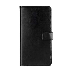 For Nokia C1 Plus idewei Crazy Horse Texture Horizontal Flip Leather Case with Holder & Card Slots & Wallet(Black) (idewei) (OEM)