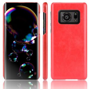 For Sharp Aquos R6 SH-51B Shockproof Litchi Texture PC + PU Case(Red) (OEM)