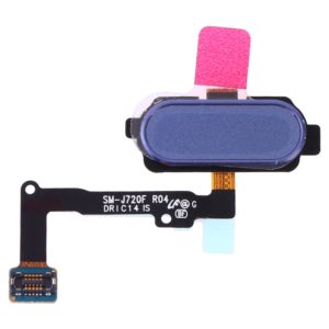 For Galaxy J7 Duo SM-J720F Fingerprint Sensor Flex Cable(Blue) (OEM)