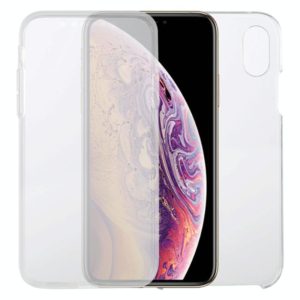 For iPhone XS & X PC+TPU Ultra-Thin Double-Sided All-Inclusive Transparent Case (OEM)