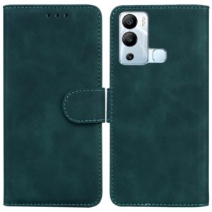 For Infinix Hot 12i Skin Feel Pure Color Flip Leather Phone Case(Green) (OEM)