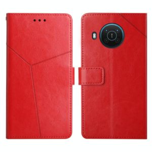 For Nokia X10 / X20 Y Stitching Horizontal Flip Leather Phone Case(Red) (OEM)