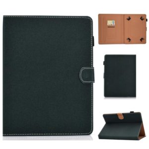For 8 inch Solid Color Tablet PC Universal Magnetic Horizontal Flip Leather Case with Card Slots & Holder(Green) (OEM)