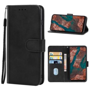 For Nokia X20 / X10 Leather Phone Case(Black) (OEM)