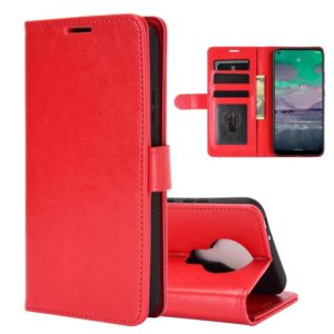 For Nokia 3.4 R64 Texture Single Horizontal Flip Protective Case with Holder & Card Slots & Wallet& Photo Frame(Red) (OEM)