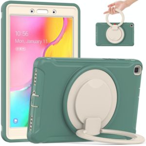 Shockproof TPU + PC Protective Case with 360 Degree Rotation Foldable Handle Grip Holder & Pen Slot For Samsung Galaxy Tab A 8.0 2019 T290(Emmerald Green) (OEM)