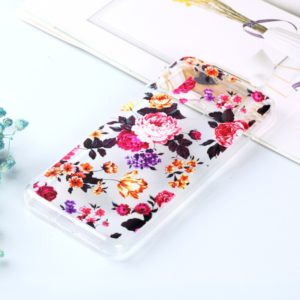 Transparent Varnish Painting Soft TPU Case For Xiaomi Redmi 6 Pro / Mi A2 Lite(Flowers) (OEM)
