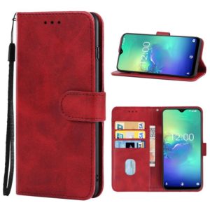 Leather Phone Case For Oukitel C15 Pro(Red) (OEM)
