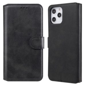 For iPhone 12 Pro Max Classic Calf Texture PU + TPU Horizontal Flip Leather Case, with Holder & Card Slots & Wallet(Black) (OEM)