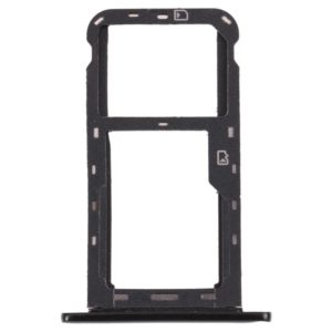 SIM Card Tray + Micro SD Card Tray for ZTE Blade A7 2019 (Black) (OEM)